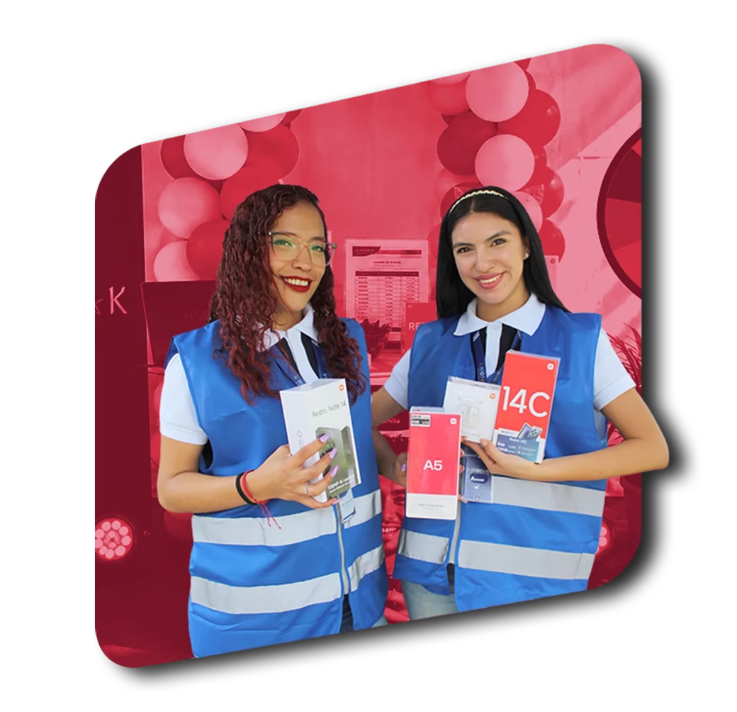 Personal de Promotoría Especializada en punto de venta