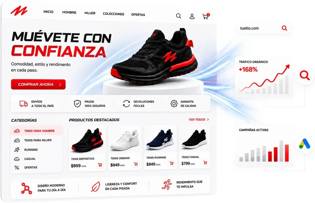 Diseño y desarrollo web responsivo e-commerce