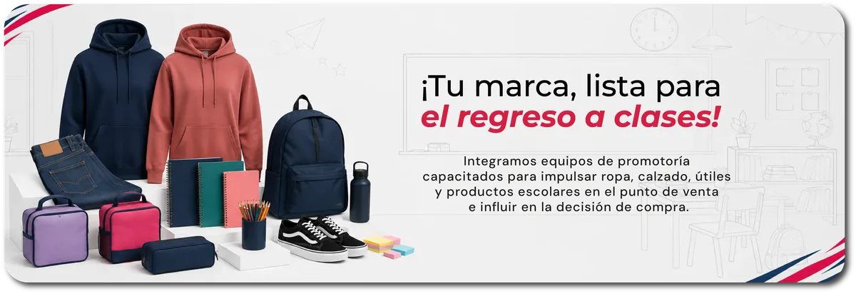 Campaña estacional: ¡Tu marca, lista para el regreso a clases!